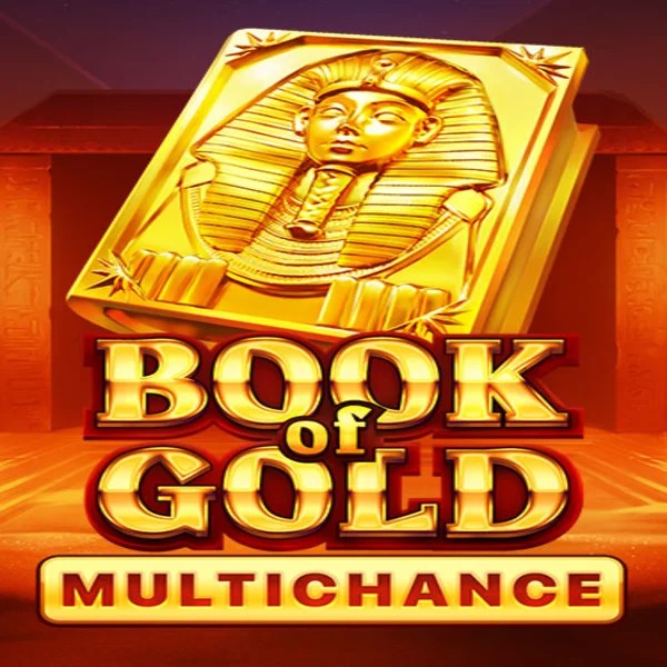 Book of Gold Multichance slot visual from Playson available on eurobet-casinos.com