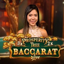 Prosperity Tree Baccarat slot visual from Evolution available on eurobet-casinos.com